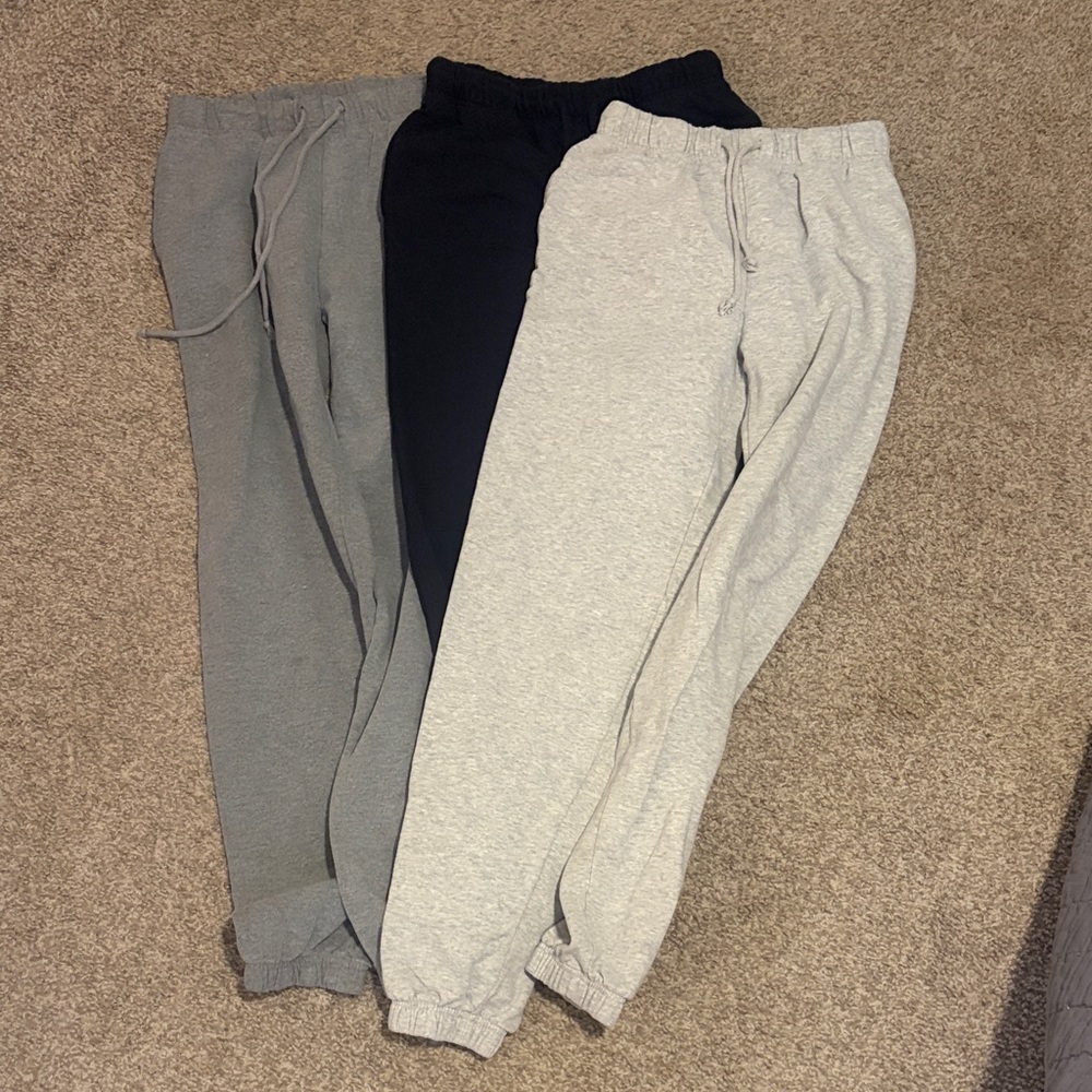 Aeropostale Joggers - Gray, Dark Gray, Black